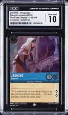 2023 DISNEY LORCANA EN 1-THE FIRST CHAPTER COLD FOIL 148 JASMINE CGC 10