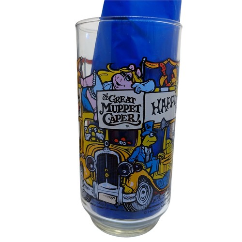 The Great Muppet Caper Happiness Hotel McDonalds 1981 Henson Glass Tumbler - Picture 3 of 6