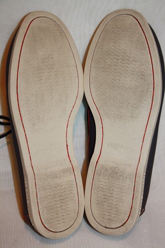 Sperry Top-Sider #STS10057 A/O 2 Eye Gray Slip On Boat LOAFER Shoes Men's SZ 9 M - Picture 9 of 9