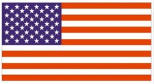 USA United States of America Flag Sticker Decal
