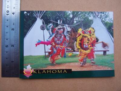 Indianer Indianer - Oklahoma Postkarte (Datei PB1)