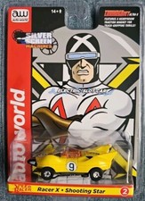 Auto World Thunderjet UltraG Silver Screen Machines Speed Racer X Shooting Star