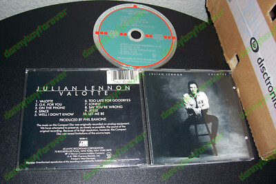 Julian Lennon Valotte 1984 West Germany Target CD Too Late For Goodbyes