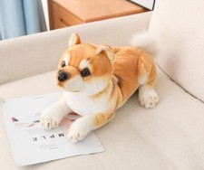 Lying Shiba Inu Puppy Dog 13" Stuffed Animal Plush Toys Toddler Doll Kids Gifts