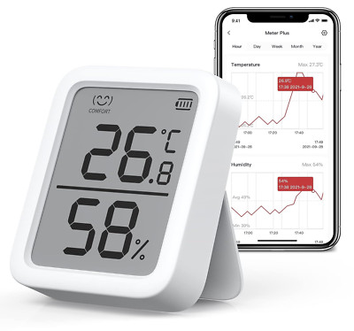 SwitchBot Thermometer Hygrometer Plus Temperature Humidity Authorized Seller