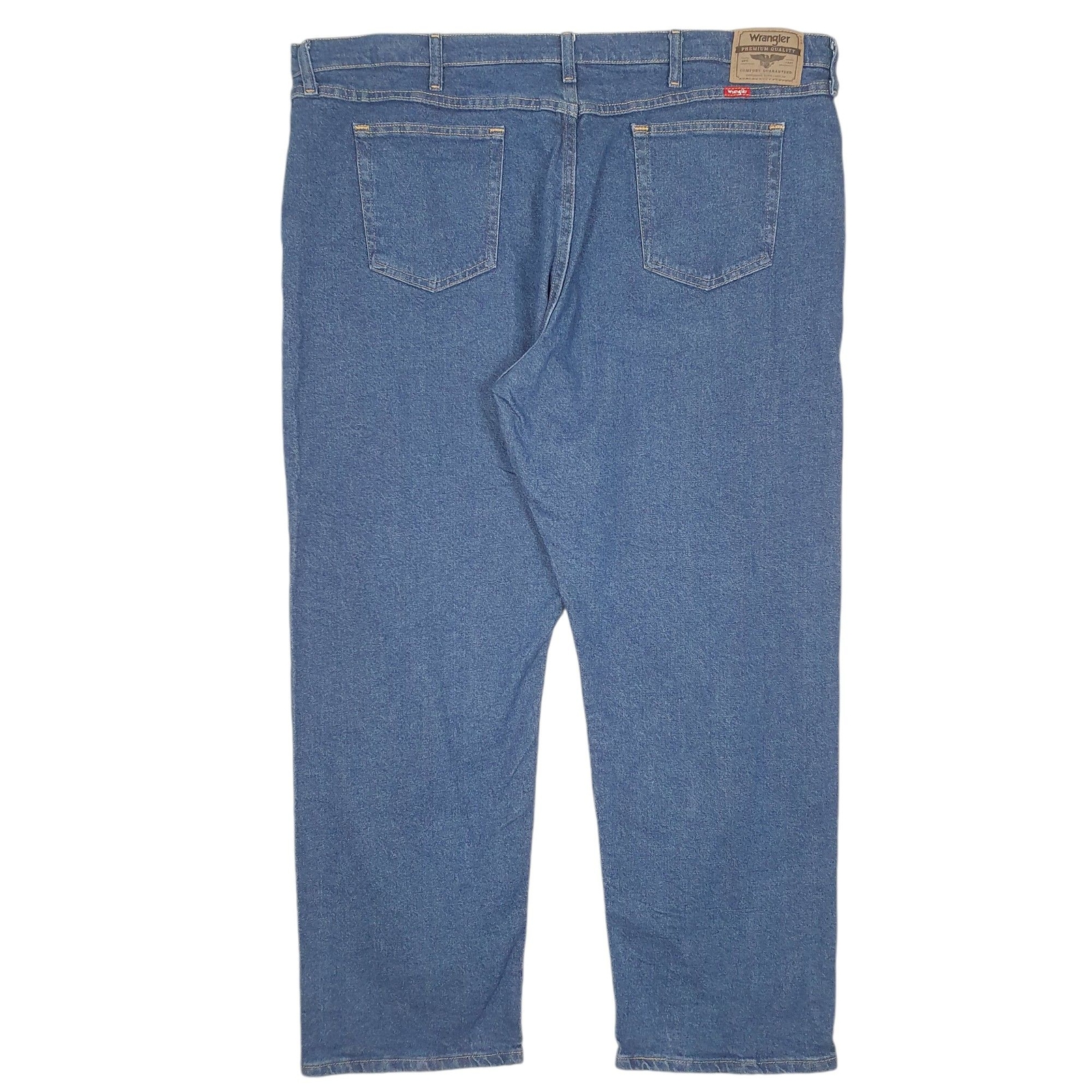 WRANGLER Casual Jeans Regular Fit Blue Denim Trousers Mens W44 L30 image 3