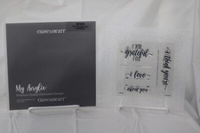 Close To My Heart B1570 Your Thoughts Here Sentiments Premium Decorative Stamp
