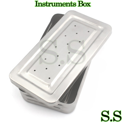 Instruments BOX Perforated Stainless Steel 30x15x6 cm Surgical ...