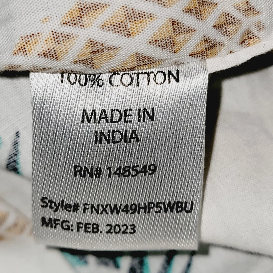 Free Planet Shirt Mens 3X Button Up Short Sleeves Pockets Pineapple  Print - Image 4 of 4