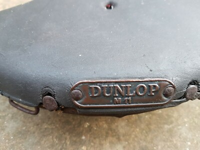 DUNLOP Selle de Vélo Vintage Caoutchouc Vélo Vélo Vélo