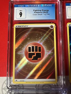 コーリン　エネルギー　4枚 4x Card Pokemon Energy Set Texture Full Art Crown Zenith Holo 152