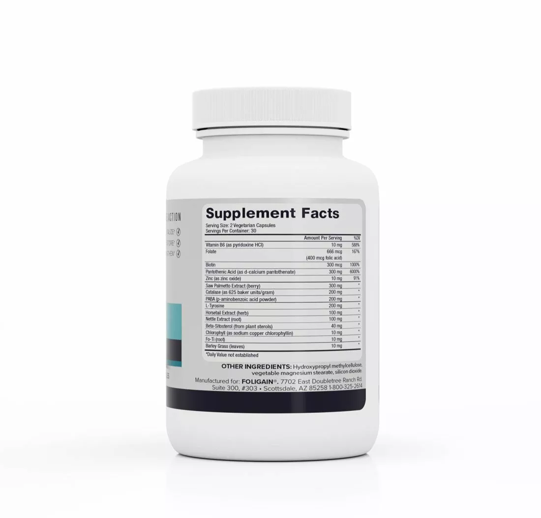 FOLIGAIN COLOR RESCUE SUPPLEMENT For Graying Hair 60 Capsules 818423020273 | eBay
