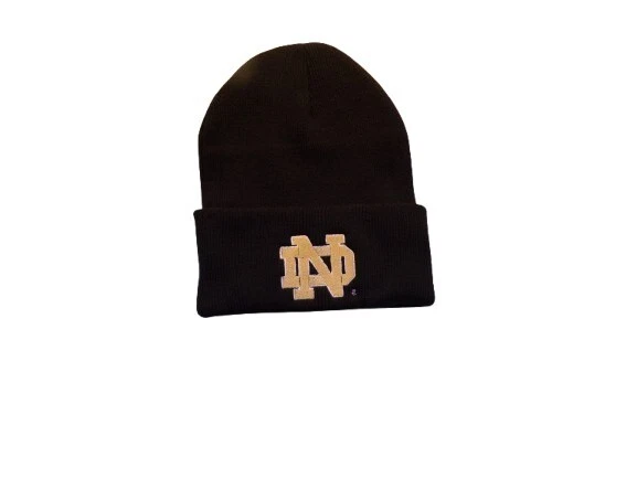 Notre Dame Fighting Irish NCAA Embroidered Knit Beanie Hat New