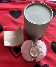 Radley Chronograph Stainless Steel Bracelet Watch & Box (Needs A Battery)