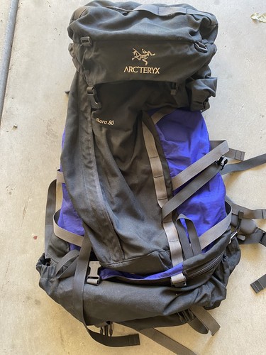 Arcteryx Bora 80 Liter Backpack, Blue 