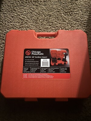 3/8'' 12V CORDLESS IMPACT KIT 2-NI-CAD BATTERIES Chicago Pneumatic CP8738