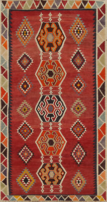 Vegetable Dye Kilim Qashqai  Rug 4x8