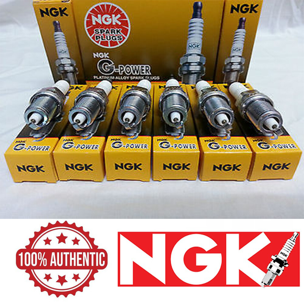 6-New NGK G-Power Platinum Spark Plugs BCPR5EGP #7086 Made in Japan