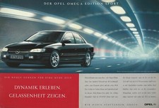 OPEL 1997 Original  Print Ad. 2 pages of this date joined together