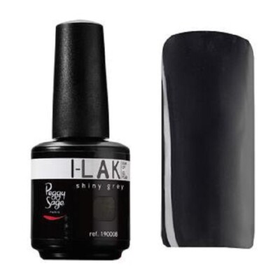 PEGGY SAGE I-LAK UV/LED Semi-permanent Nagellack 190008 Shiny Grey 15 ml Neu