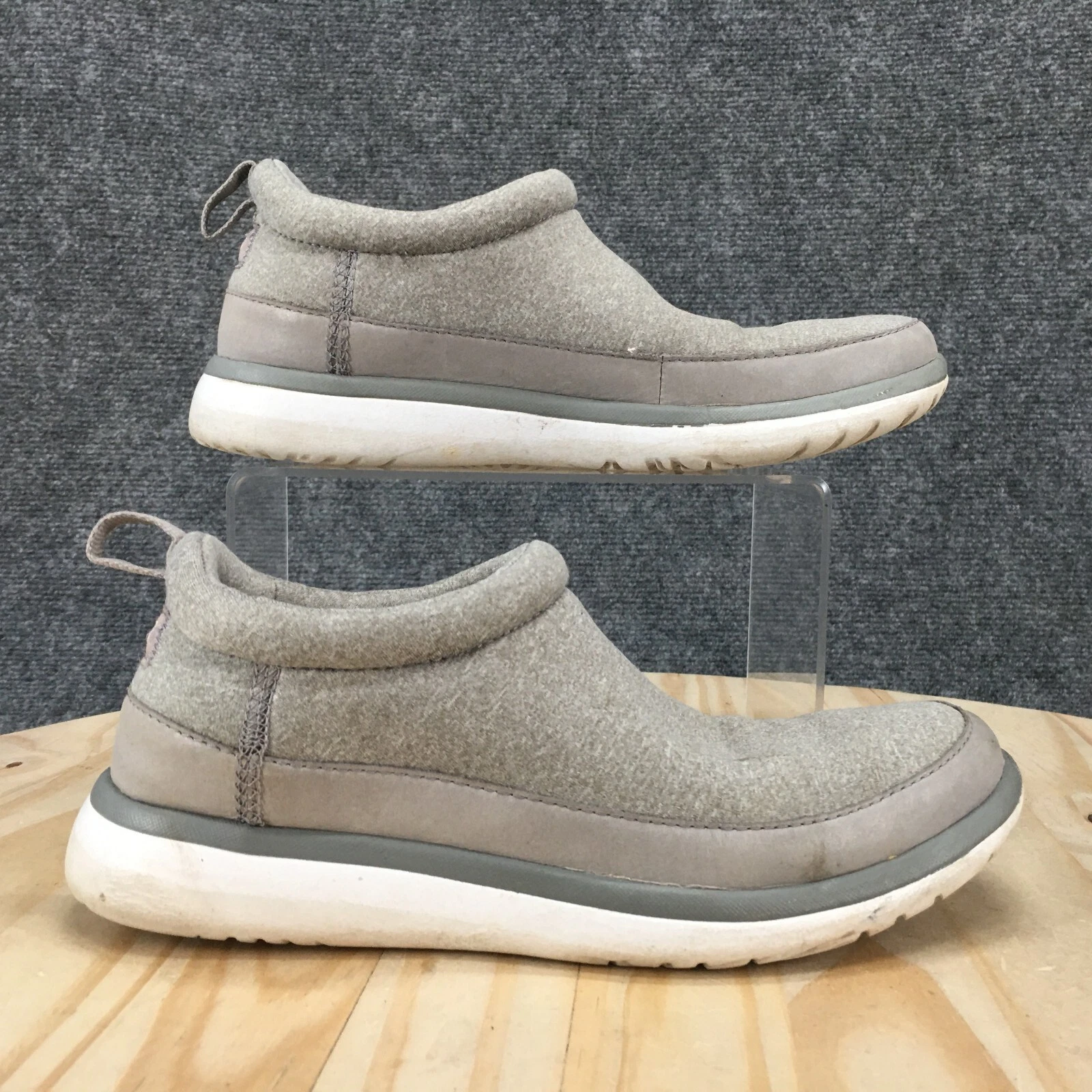 UGG Scarpe Mocassini Donna 6 Riviera Casual Comfort Slip On 1017009 Tessuto Grigio