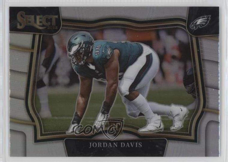2022 Panini Select Field Level Silver Prizm Jordan Davis #432 11ur