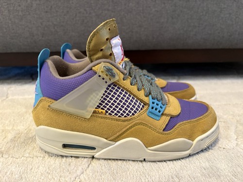 Size 5.5M - Air Jordan 4 Retro SP Union LA Desert Moss Sneakers DJ5718-300