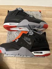 Nike Air Jordan 4 Retro Bred Reimagined Men's FV5029-006 GS FQ8213-006 New 5.5Y