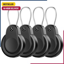 Waterproof for AirTag Holder 1st/2nd 4 Pack Lock Case Keychain for Apple AirTags