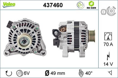 Lichtmaschine Generator Lima VALEO RE-GEN - AT 437460 +71.40  Pfand für 307 C3 1