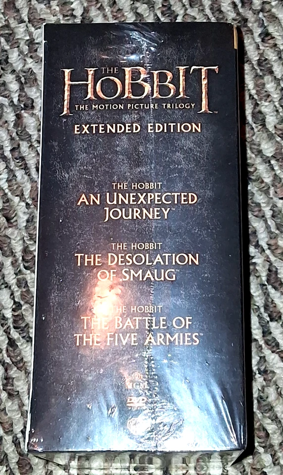 The Hobbit Trilogy Extended Edition Box Set 15 Disc DVD 3 Movie iSET SEALED NEW - Image 4 of 4