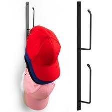 Hat Rack for Baseball Caps 2-Pack , Stainless Steel Hat Organizer for Baseball