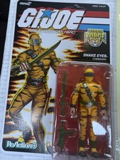 GI Joe ReAction Super 7 Tiger Force Snake Eyes Target Exclusive New Unpunched