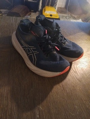 Men's Size 9- Asics Gel Nimbus 25 Dusty Blue Papaya 