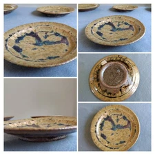 Mino ware Yasumoto Kiseto Medium Plate Set (5 pcs) 15cm Yellow Set