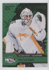 2020-21 Skybox Metal Universe All-Stars PMG Green 5/100 Tristan Jarry #166 0fo5