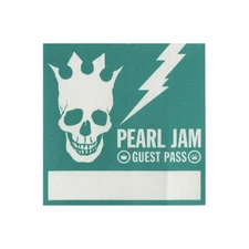 Pearl Jam 2003 Riot Act Concert Tour Band Guest Backstage Pass