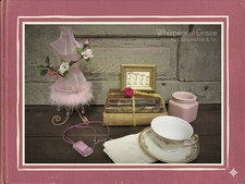 La Vie en Rose Vintage Lot Books Teacup Necklace Paris Pink Birthday Romance Set