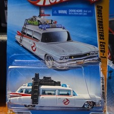 Hot Wheels Ghostbusters Ecto-1 1959 Cadillac & A TEAM van 1:64 Scale.