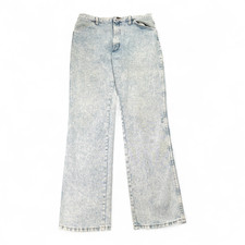 Vintage Rustler Jeans Mens 32x33 Blue Acid Wash Stonewash Cowboy USA Made 80s