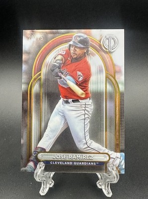 JOSE RAMIREZ. 2024 Topps Tribute #79 20/75 Cleveland Guardians