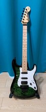 Jackson SDXQM X Series Adrian Smith Iron Maiden Guitar - Trans Green w/ Gig Bag
