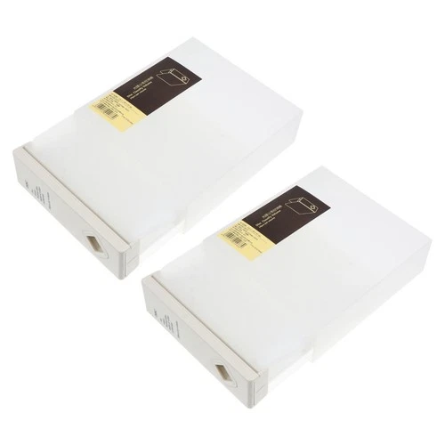 2 PCS Portacd Custodie Dvd Vuote Custodia Per Dischi Organizzatore