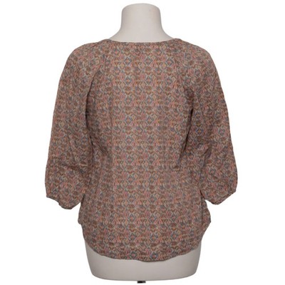 Edco, Bluse, Größe: XS, Mehrfarbig, Baumwolle, Medaillon, Damen #G29