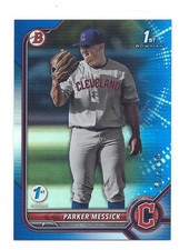 2022 Bowman Draft 1st Edition BLUE Foil Parallel #BD-71 PARKER MESSICK /250 Y579