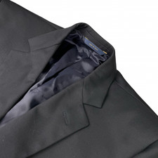 Brooks Brothers Men's Fitzgerald Estrato Wool 2-Button Blazer Navy   Italy   42R