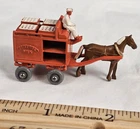 B295-Matchbox LESNEY No7A Horse Drawn Cart Milk Box England