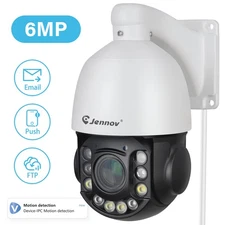 6MP POE PTZ Security Camera 30x Zoom Human Tracking ONVIF Compatible IP66