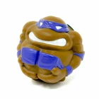 TMNT Donatello Sewer Sports Ball 1991 Playmates Turtle Toy Brown Purple Vintage