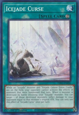 Icejade Curse - DIFO-EN056 - Common - 1st Edition - Moderately Played